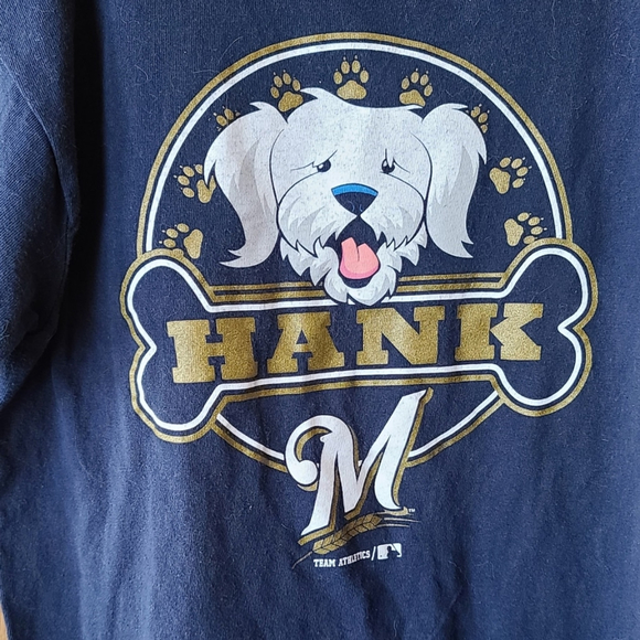 Milwaukee Brewers Hank Dog Girls Tee L - Picture 6 of 7